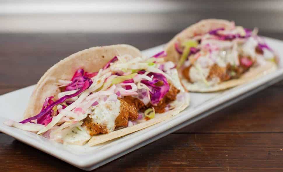 The deep-fried avocado taco from Seabirds Kitchen in Long Beach. Courtesy of Seabirds.