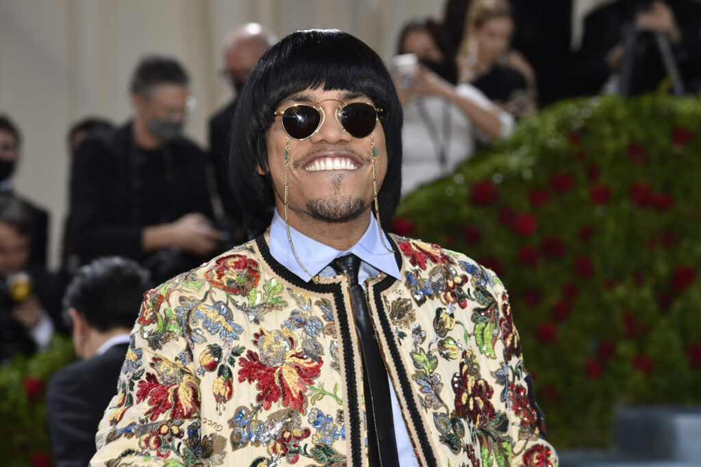 Grammy Award winning artist Anderson .Paak poses The Metropolitan Museum of Art's Costume Institute benefit gala.