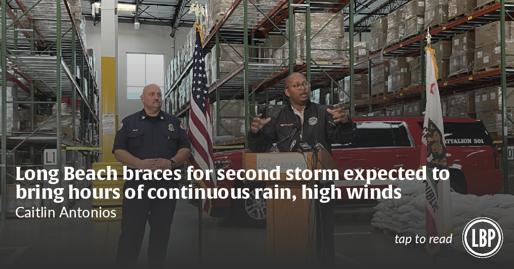 Long Beach braces for second storm expected to bring hours of continuous rain, high winds - Vimarsana News